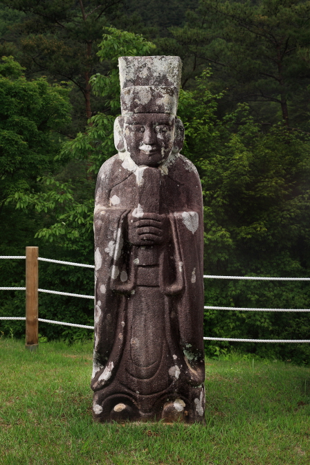 제6대 단종 장릉의 동측 문석인, 1581년 조성